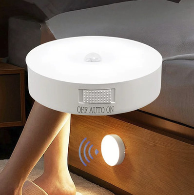 1pc USB Rechargeable Motion Sensor Night Light LED Closet Lamp - NEW