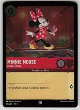 Minnie Mouse Always Classy Cold Foil Common The First Chapter 116/204 Lorcana NM