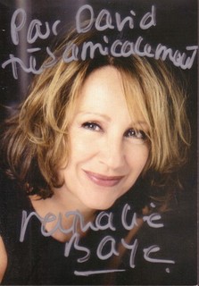 NATHALIE BAYE AUTOGRAMM / WIDMUNG