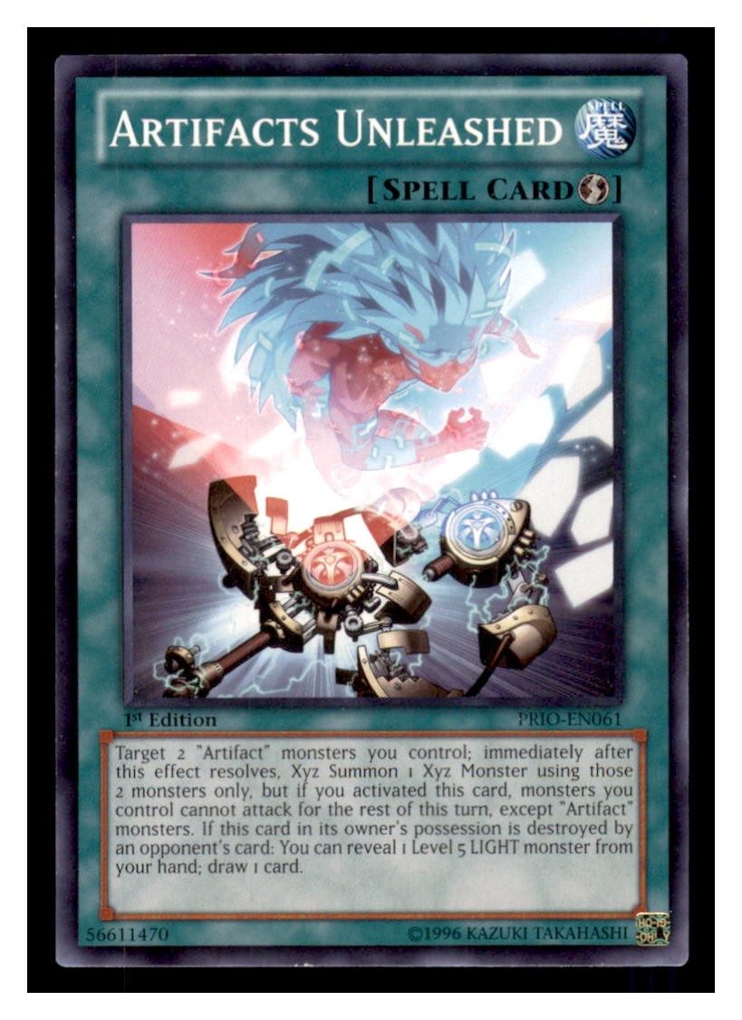 Yugioh Artifacts Unleashed PRIO-EN061 Primal Origin LP