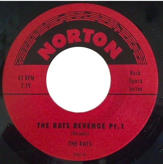 "7"-The RATS- 'Rats Revenge Part 1 & 2 7" "back from the grave" KILLER GARAGE - Image 1 of 1