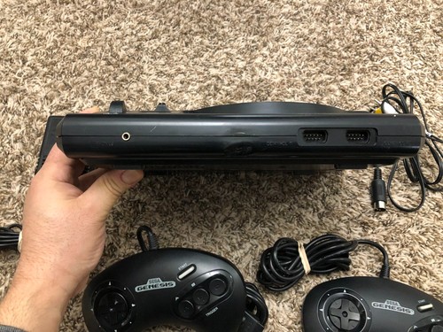 Consola original SEGA GENESIS MK-1601 sistema primer modelo y controladores OEM limpios6 - Imagen 3 de 20