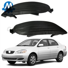 Pair Of Fog Light Bumper Covers For Toyota Corolla 2005-2008 Solara 2002 2003