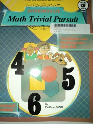 Math Trivial Pursuit: Intermediate Level (A Good Apple Math Activity Book fo...