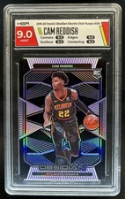 2019-20 Panini Obsidian Cam Reddish RC Electric Etch Purple #/75 Hawks HGA 9.0
