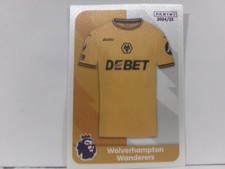 2024-25 Panini Premier League Sticker Collection Home Kit WOLVERHAMPTON WANDERER