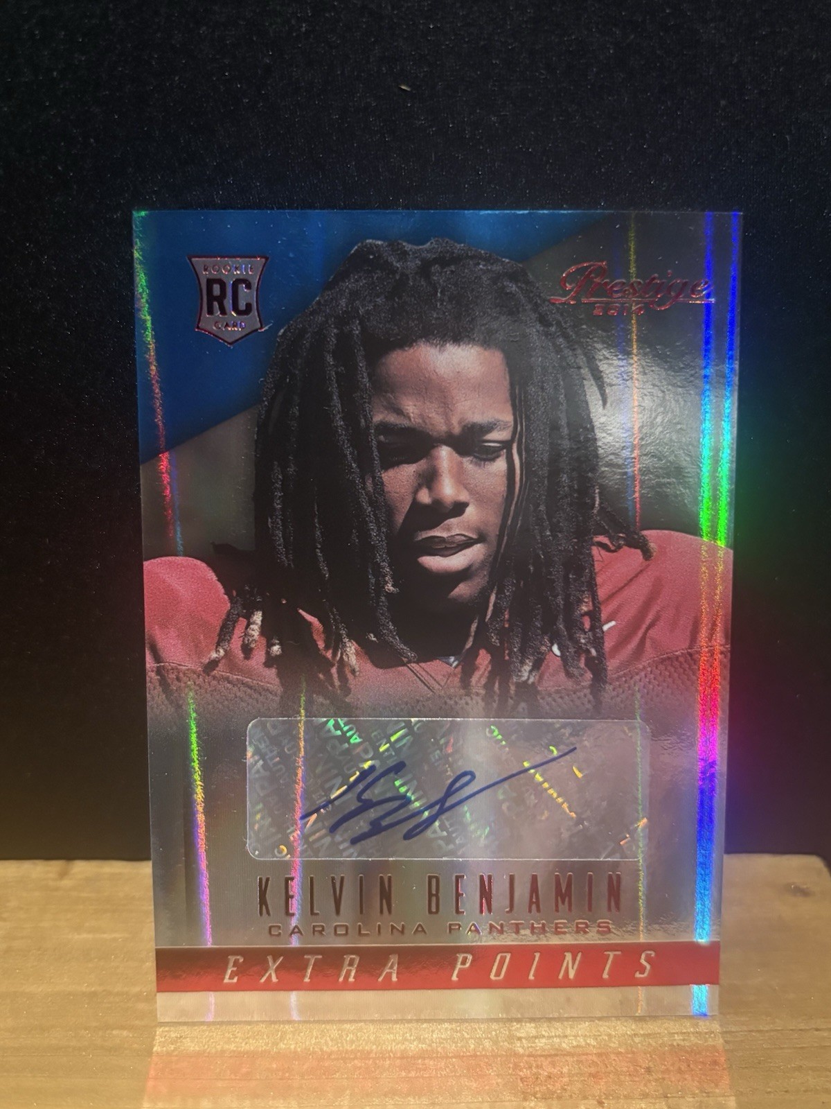 Kelvin Benjamin Panini Prestige #257 Autograph