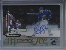 2018-19 Upper Deck Parkhurst View from the Ice Auto Brock Boeser #VI-9 Auto a3i