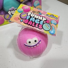 Orb Curiosities Funny Face Balls Squishy Pink Viral Sold Out
