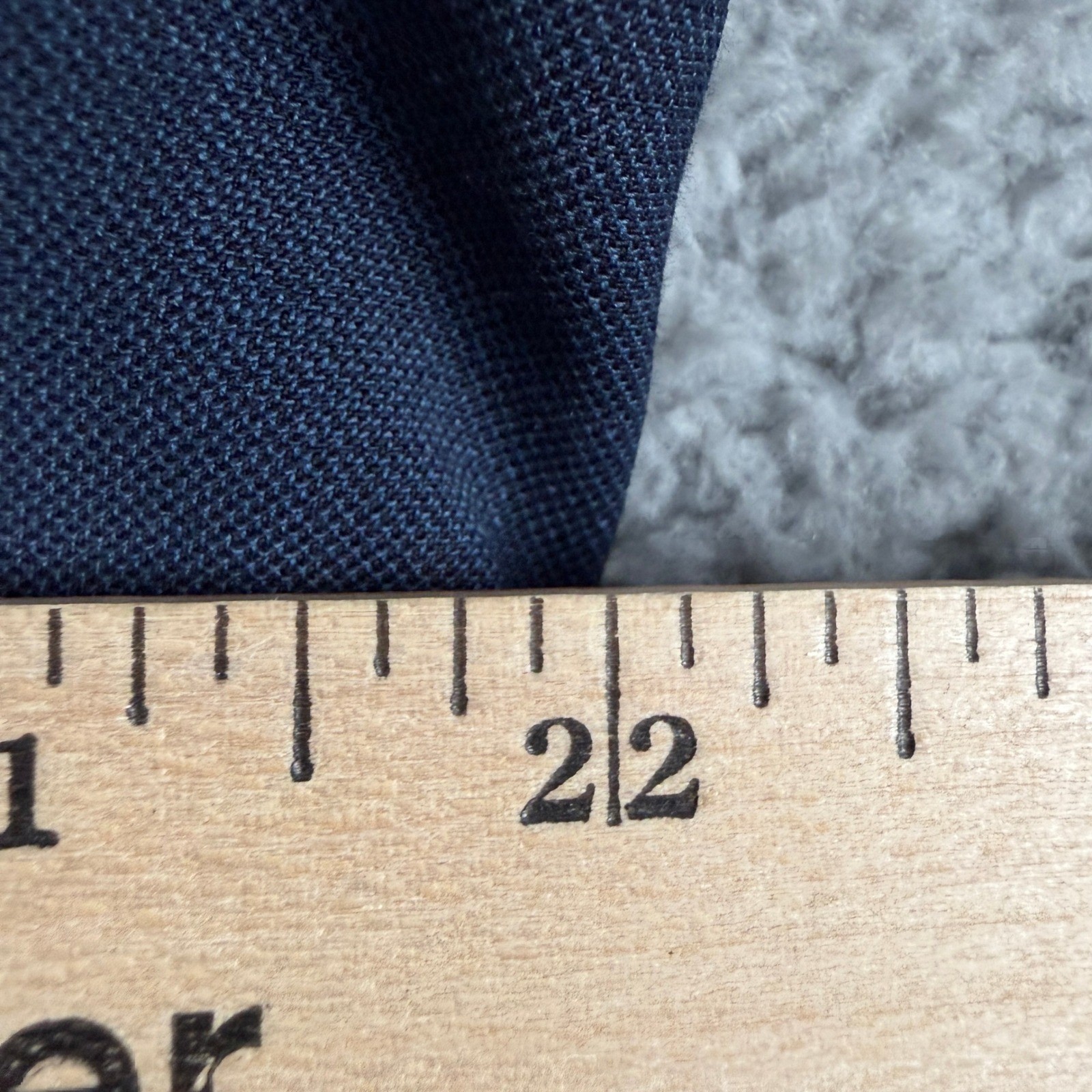Tommy Hilfiger Blazer Mens 42S Navy Blue Wool Blend Two Button Lined Suit Jacket image 7