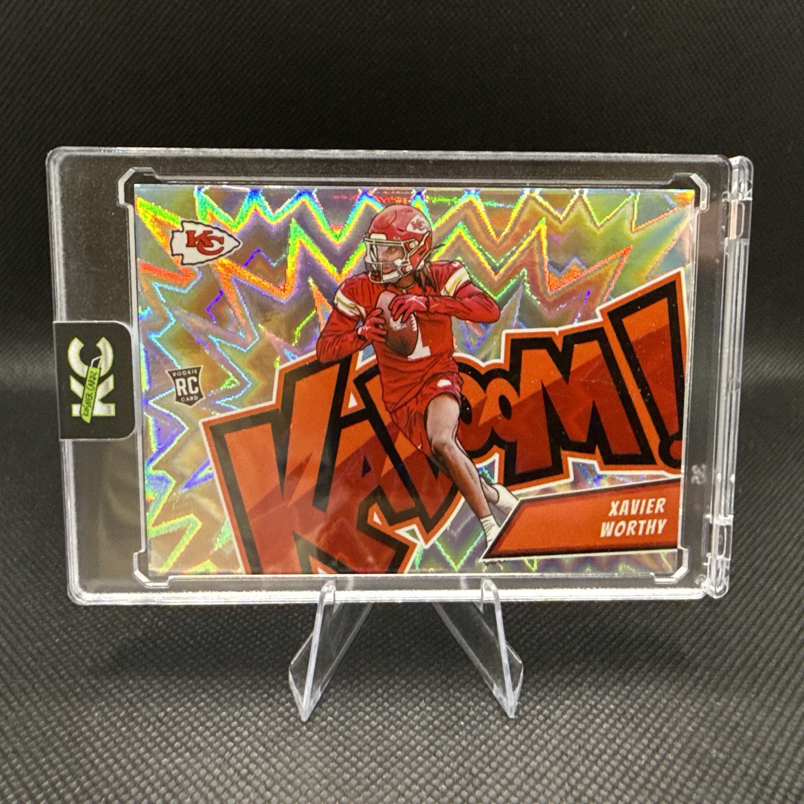 2024 Panini Absolute - Kaboom! Horizontal Xavier Worthy #12 (RC) KC Chiefs