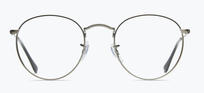 Ray-Ban RX3447V Metal Round Eyeglass Frames - Gunmetal - with case and cloth