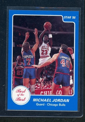 Michael Jordan #9 1986 Star Best Of The Best card