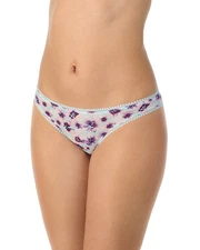 On Gossamer Mesh Printed Hip Bikini Underwear Women's S Floral Dreams Pull On