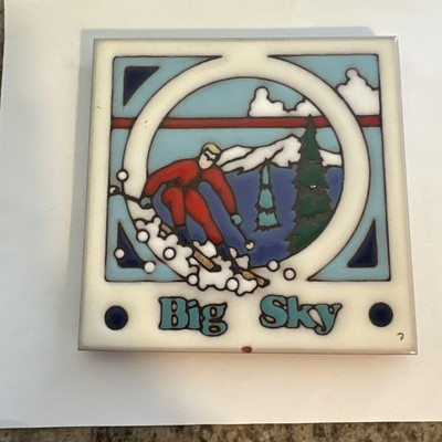 Ceramic Tile Trivet - Big Sky, MT
