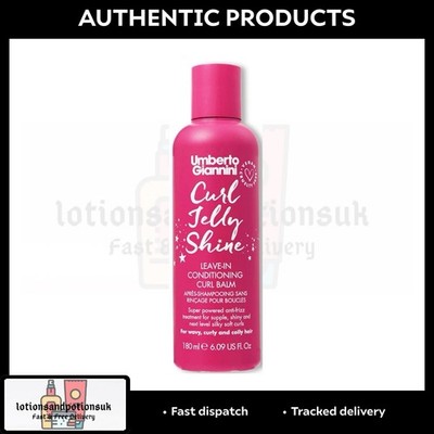 Umberto Giannini Curl Jelly Shine Leave In Conditioning Curl Balm 180ml