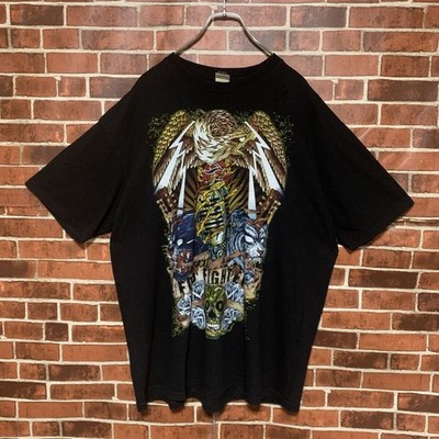Hard To Find Foo Fighters Down Under Tour Big Silhouette Band T-Shirt 3L Vintage