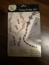 Bead Landing Thing-A-Ma Jig Aluminum Jewelry Wire Jig Set 31 Piece New