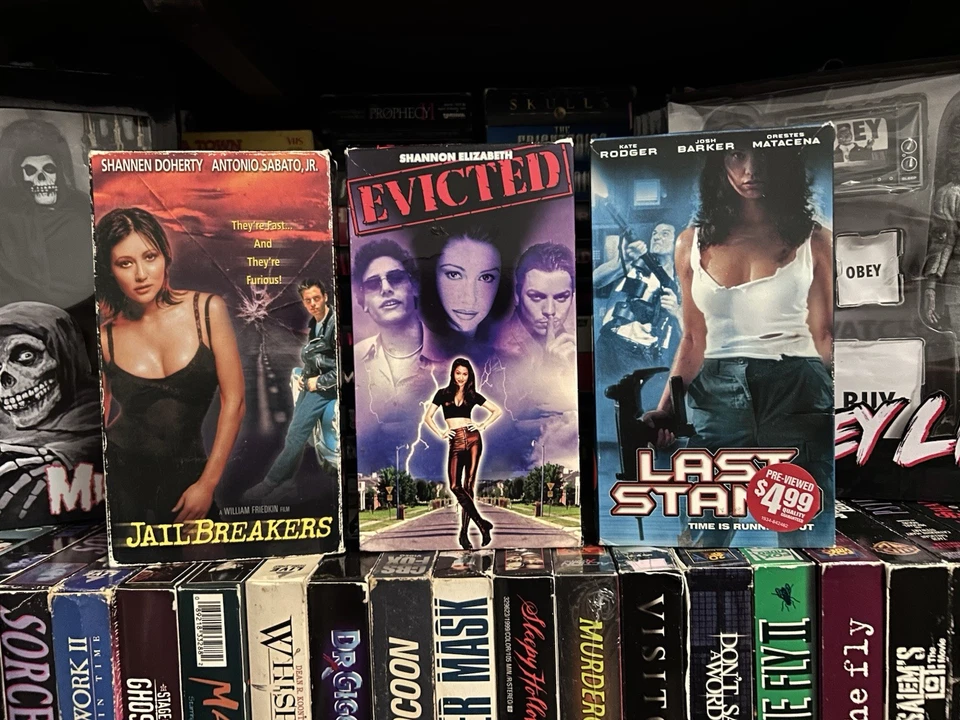 VHS Tape Lot — Jailbreakers / Evicted / Last Stand, Rare Cult Indie Low Budget - Image 2 of 4