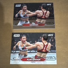 Topps 2025  Stadium Club Chrome & Base Yan Xiaonan UFC  C-6 2 Card Lot