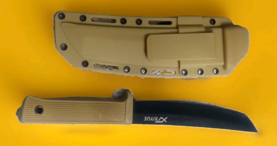 CUCHILLO DE SUPERVIVENCIA SRK RECON ESTILO HOJA FIJA D2 FUNDA DE ACERO LUZ DE PEDERNAL Foto 2 de 4