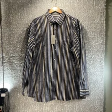Cremieux Signature Shirt XXL Cotton Button Down Long Sleeve Striped Preppy NWT
