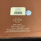 Lenox Holiday Christmas Tree Candy Dish Gold Trim New — photo 3