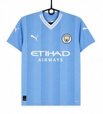 Puma Manchester City Home Jersey 2023/24 Sky Blue Football Shirt Kids XL 15-16 Y