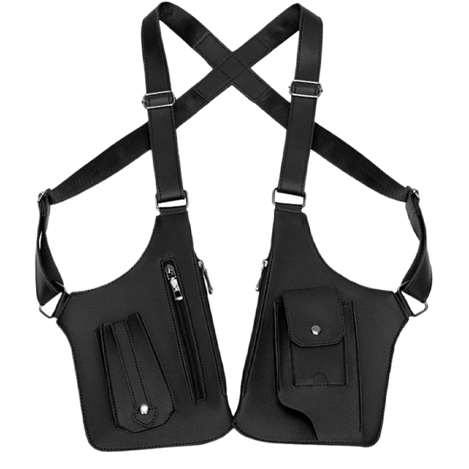 Регулируемая противоугонная наплечная сумка из искусственной кожи бумажник кобура сумка 2025 - Изображение 4 из 4