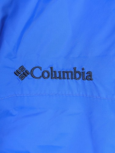 Columbia Omni-Tech wasserdichte Regen Wind Kapuze Full Zip blaue Jacke Jungen XL - Bild 2 von 12