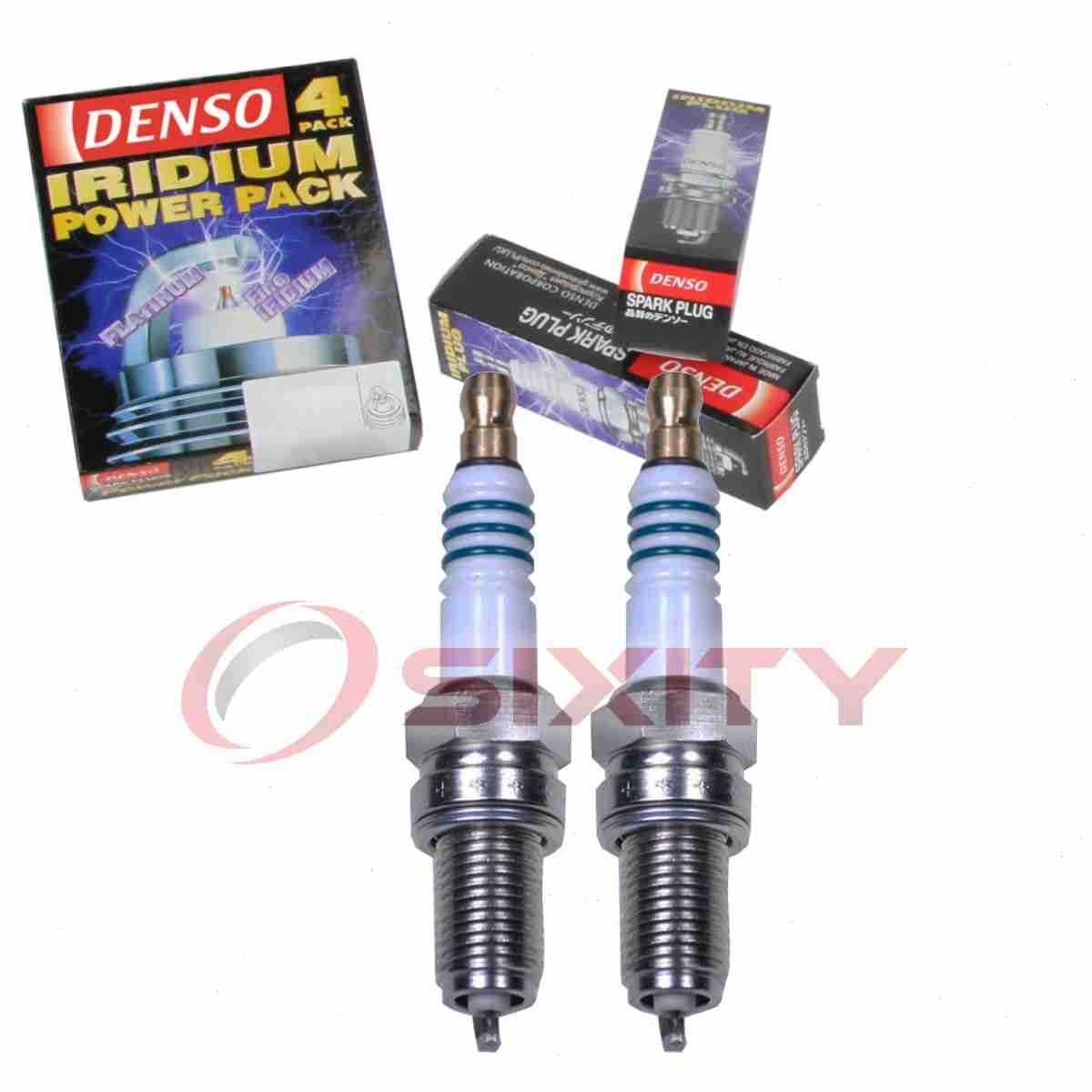 2 pc DENSO 5337 Iridium Power Spark Plugs for SP070507AC IXU27 6807 0507AC gu