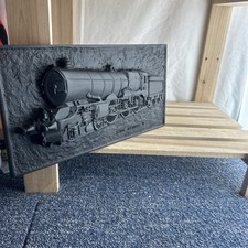 30x15.5 Cms King George V Locomotive Commemorative Plaque Welsh Coal