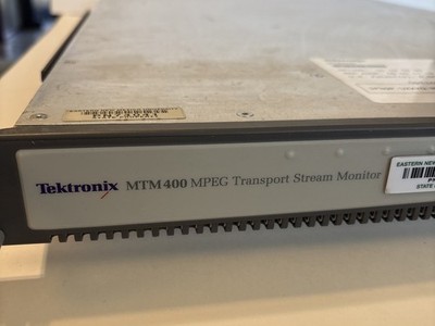 Tektronix MTM 400 MPEG Transport Stream Monitor DVB ATSC - Untested- Parts Only