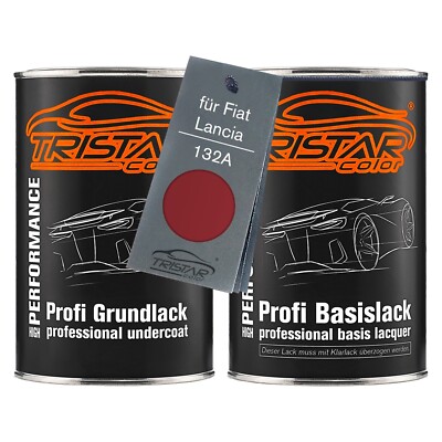 Autolack Set für Fiat Lancia 132A Rosso Furioso Metallic Salsa Red Metallic 2,0L