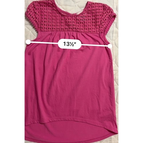 Old Navy Active Tank Top Set of 2 Tie Dye & Crochet Pink Top Size L(10-12) - Picture 6 of 13