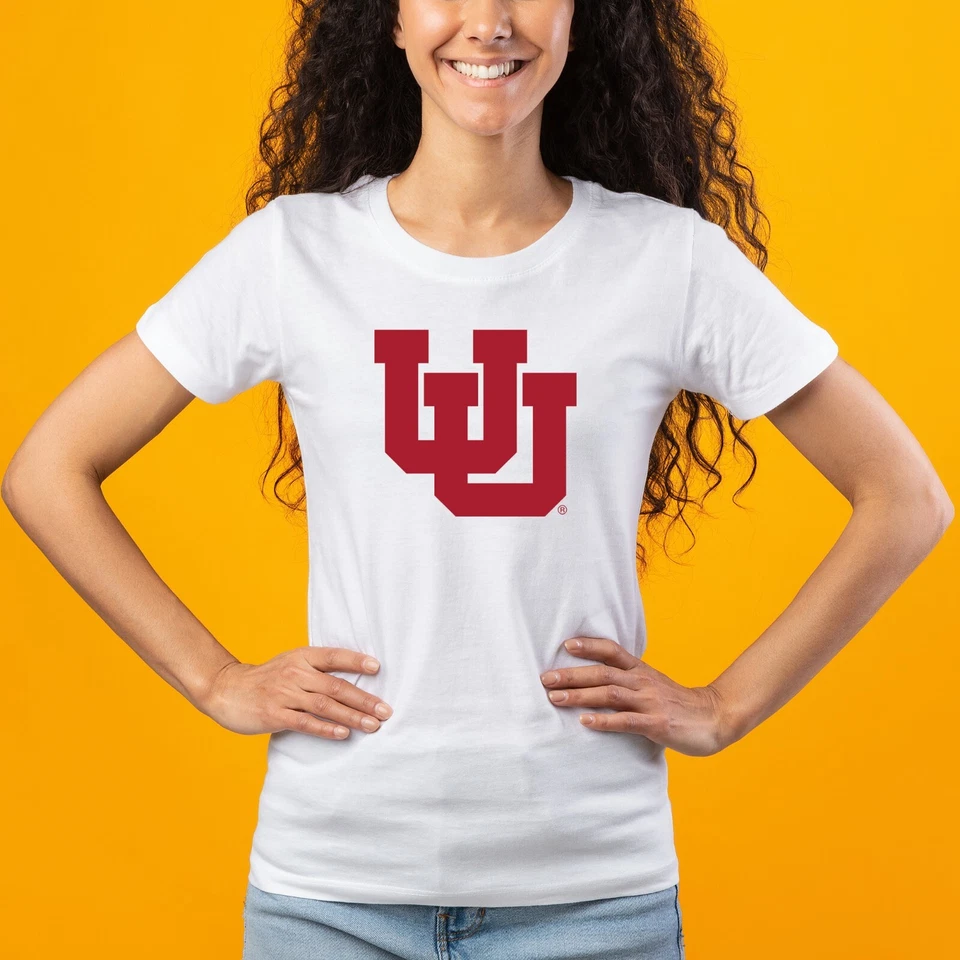 Utah Utes Primary Logo Women's T-Shirt - White - Image 3 of 4