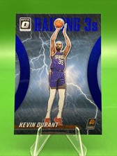  2023-24 Panini Optic Basketball /49 Kevin Durant Raining 3s Blue Prizm #14 Suns