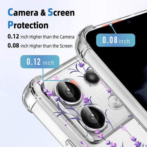 Graceful Flowers Phone Case Soft Bumper Cover For Xiaomi Redmi Note 11 12 13 Pro - Picture 43 of 59