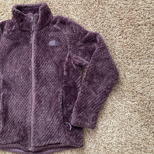 The North Face Full-Zip Jacket Women's M Purple Plush Soft Fleece Zip Pockets - Picture 5 of 18