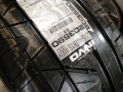NEW 1 ONE NITTO INVO 255/40ZR19 100Y 203590 255 40 19 JAPAN 220-AA-A 3337 - Picture 7 of 12