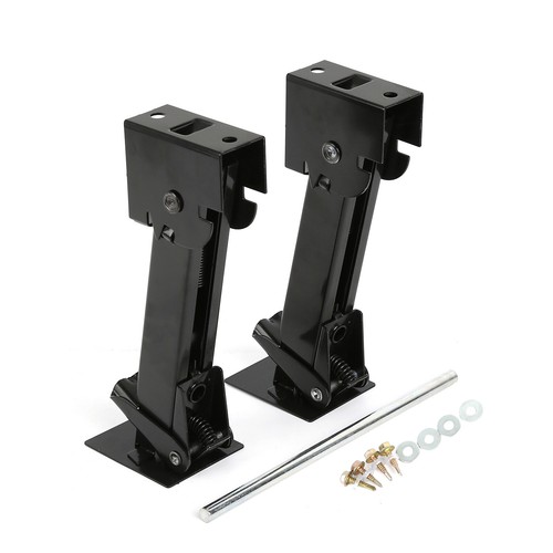 Trailer Swing Down Folding Telescoping Stabilizer Jacks Set For Travel RV Camper - Picture 2 of 6