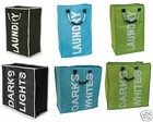 FOLDING LAUNDRY CLOTHES WASHING STORAGE HAMPER BIN BAG BASKET BATHROOM LINEN NEW