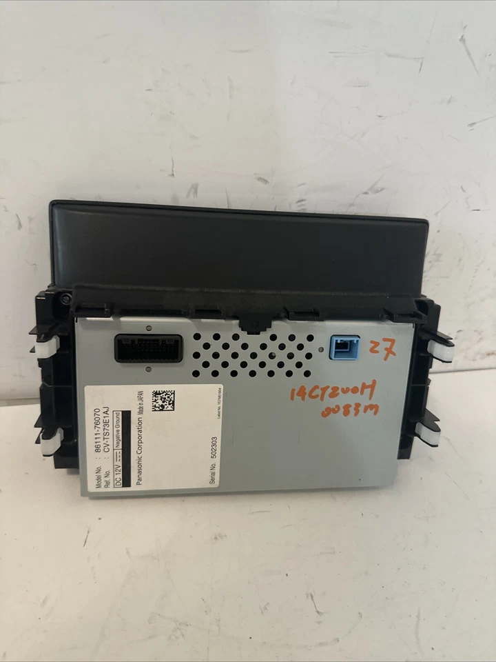 2014 LEXUS CT200H RADIO INFORMATION DISPLAY SCREEN OEM 86111-76070 - Изображение 4 из 4