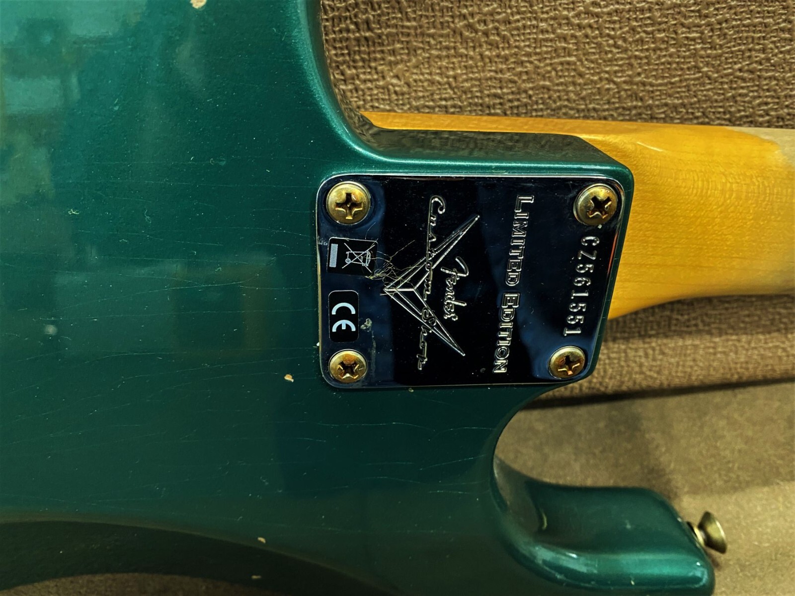 In Store 1962 Fender Stratocaster Limited Edition ’62/’63 Sherwood Green 2022 - Picture 16 of 20