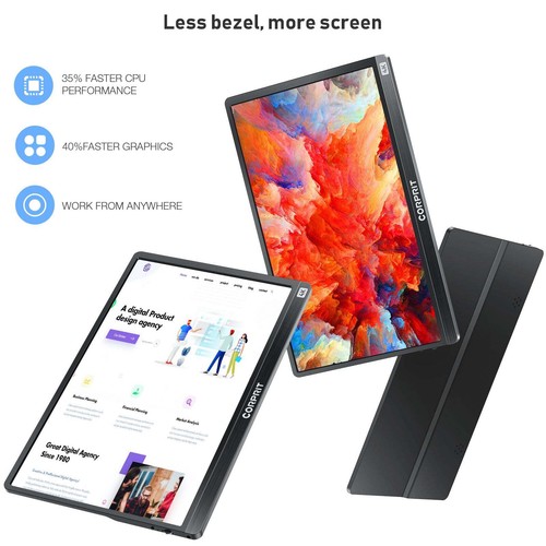 Portable Monitor, 3840×2160 15.6'' FHD 4K Laptop Monitor IPS Display with PC US - Picture 7 of 8