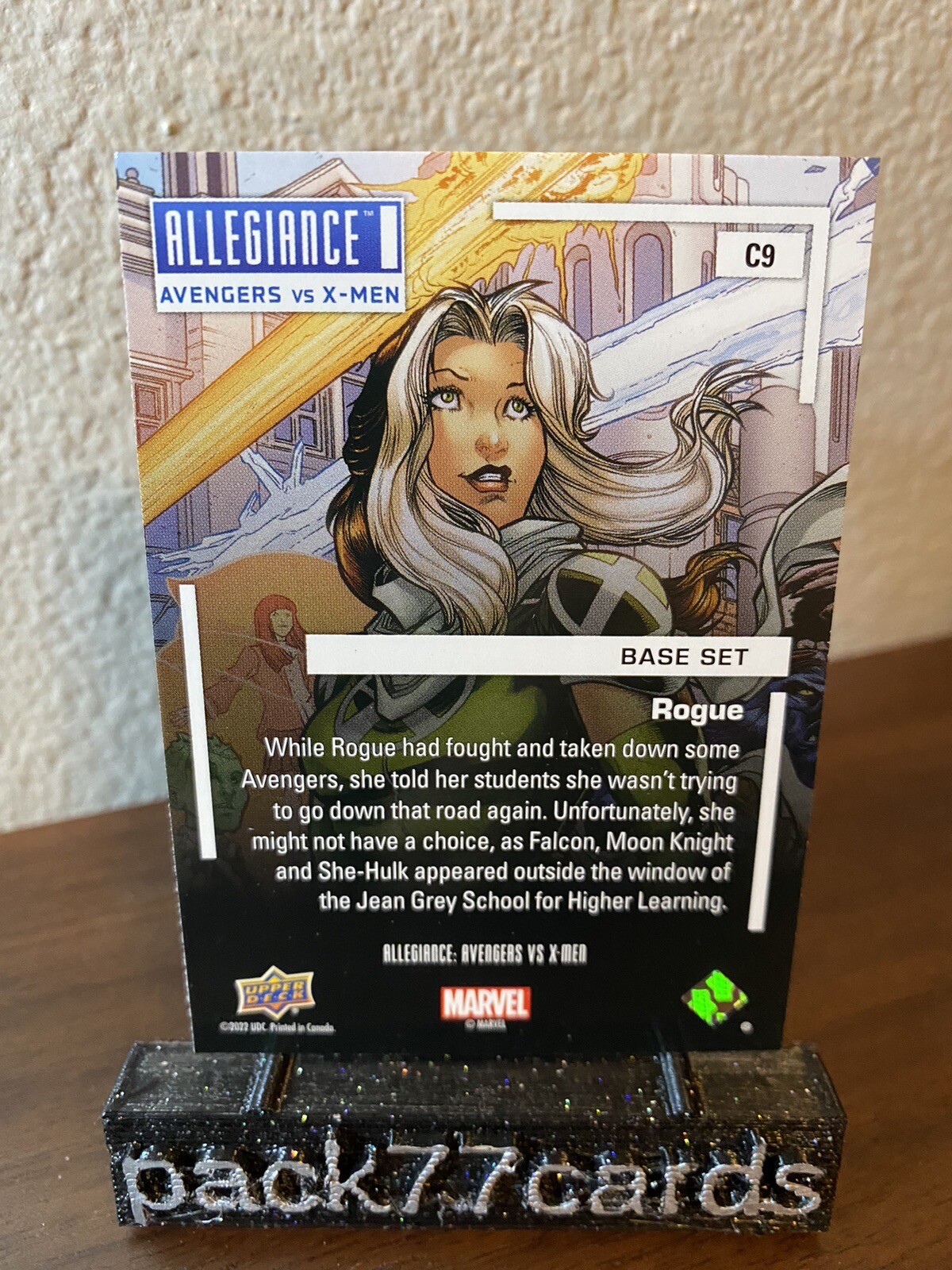 ROGUE 2023 Upper Deck Marvel Allegiance AVENGERS VS. X-MEN #C9 - Picture 2 of 2