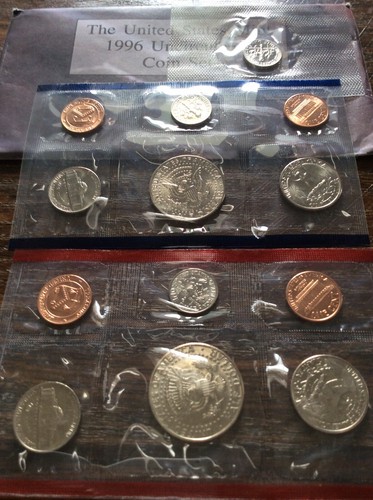 Juego como nuevo - 1996 con moneda de diez centavos West Point (MS90-161) - Imagen 3 de 4