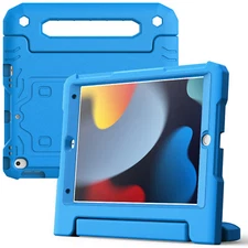 Kids Case for iPad 10.2-Inch 2021/2020/2019 with Built-in Screen Protector