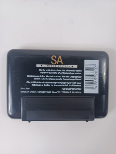 TDK SA 90 Limited Edition Audio Cassette Tapes Japan Type II High SA-LB90 Japan - Picture 7 of 9