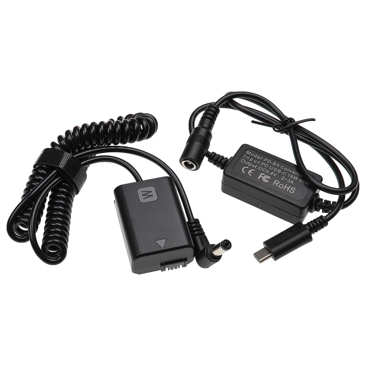 Chargeur USB Vhbw Pour Batterie Sony Alpha NEX-5RY, 5T, 6, 7 - Avec Câble Micro-USB Et Témoin LED